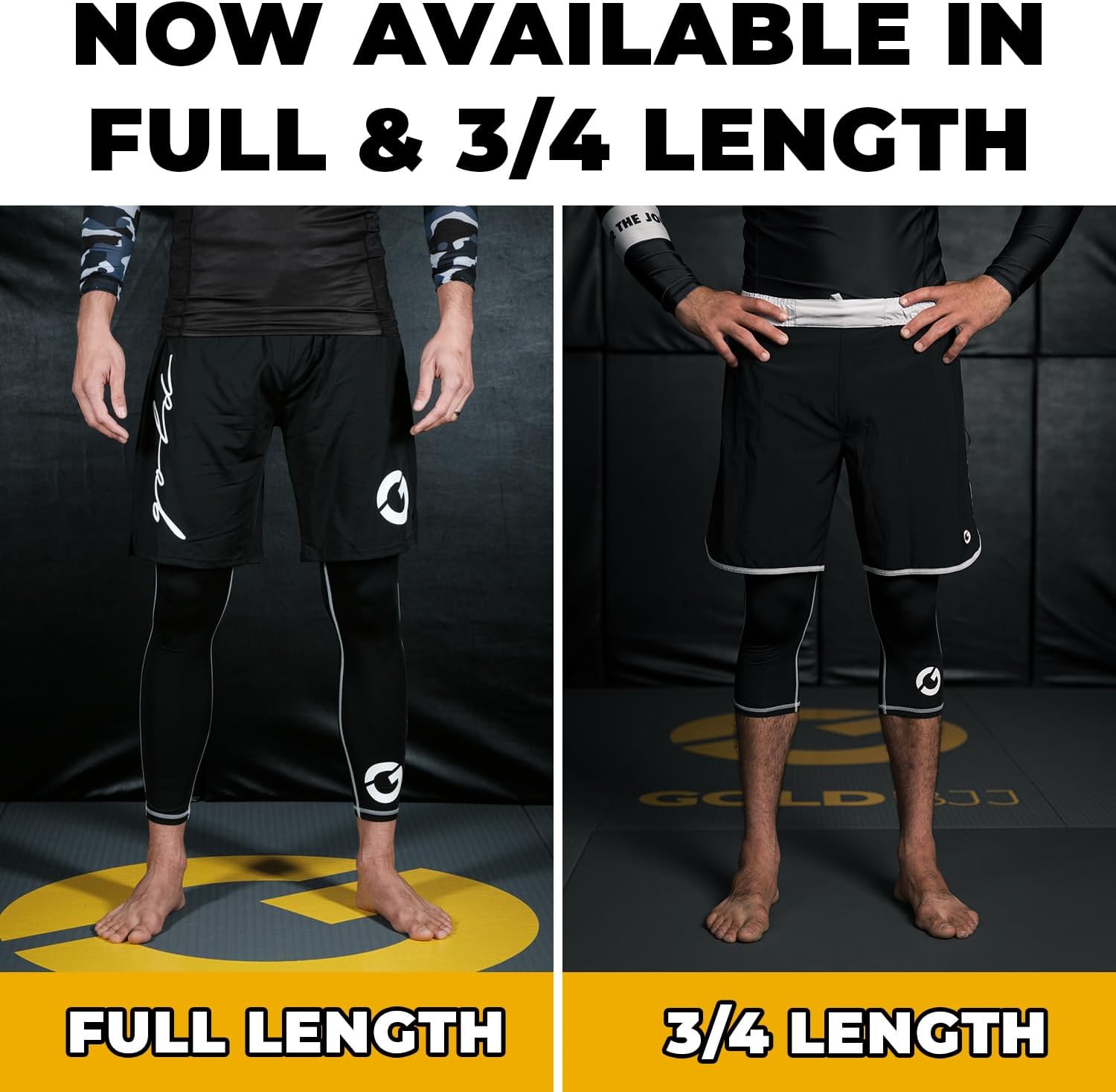 Jiu Jitsu Spats - Base Layer for Gi and No-Gi Grappling - Martial Arts Pants