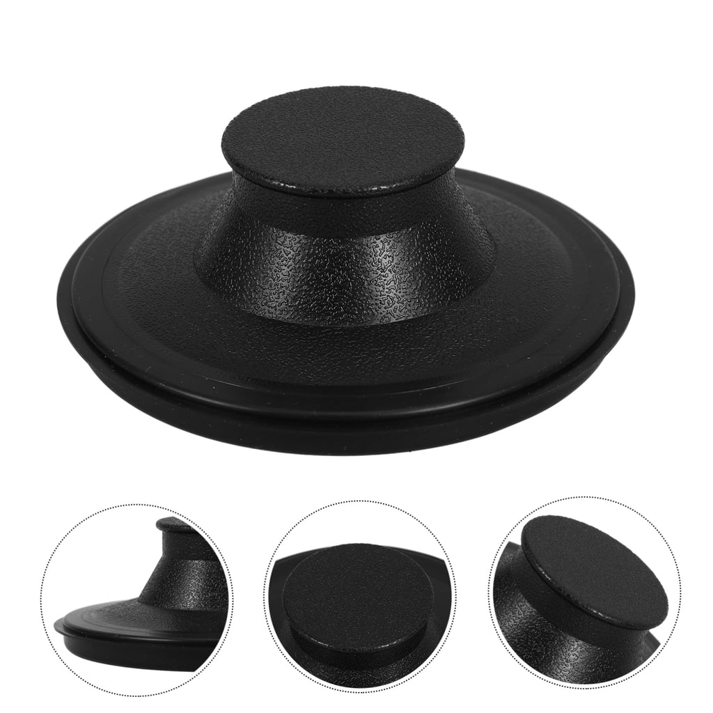 Black Rubber Kitchen Sink Stopper for Garbage Disposal Drain