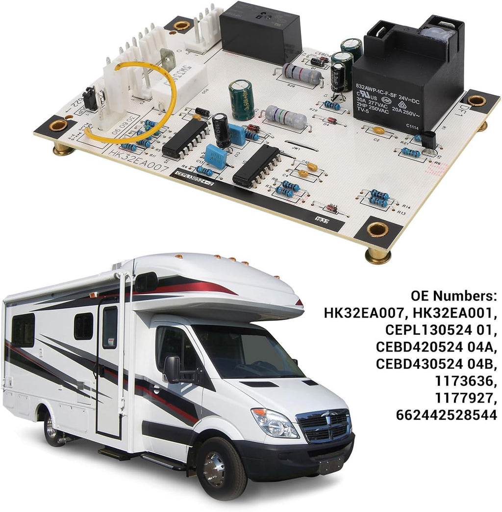 Defrost Control Board replacement for Carrier, ICP OE HK32EA007 Efficient Defrost Cycle Management, Compatible with Similar Systems