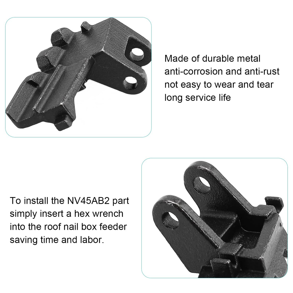 2 PCS Pistolas de Roofing Accessories, 883-901 Feeder and 877-761 Springs Part, for Metabo Roofing Nail Gun Parts, Power Roofing Nailers, Coil Nailer, Compatible with Nv45ab Nv45ab2 Nv45ab2 Nailers