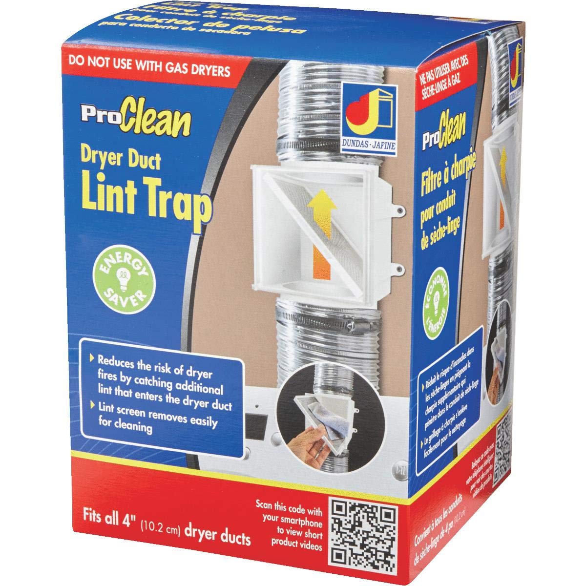 Dundas Jafine PCLT4WZW Dryer Duct Lint Trap