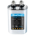 BlueStars 7.5 uF MFD 370 or 440 Oval Run Capacitor TP-CAP-80/5/440R