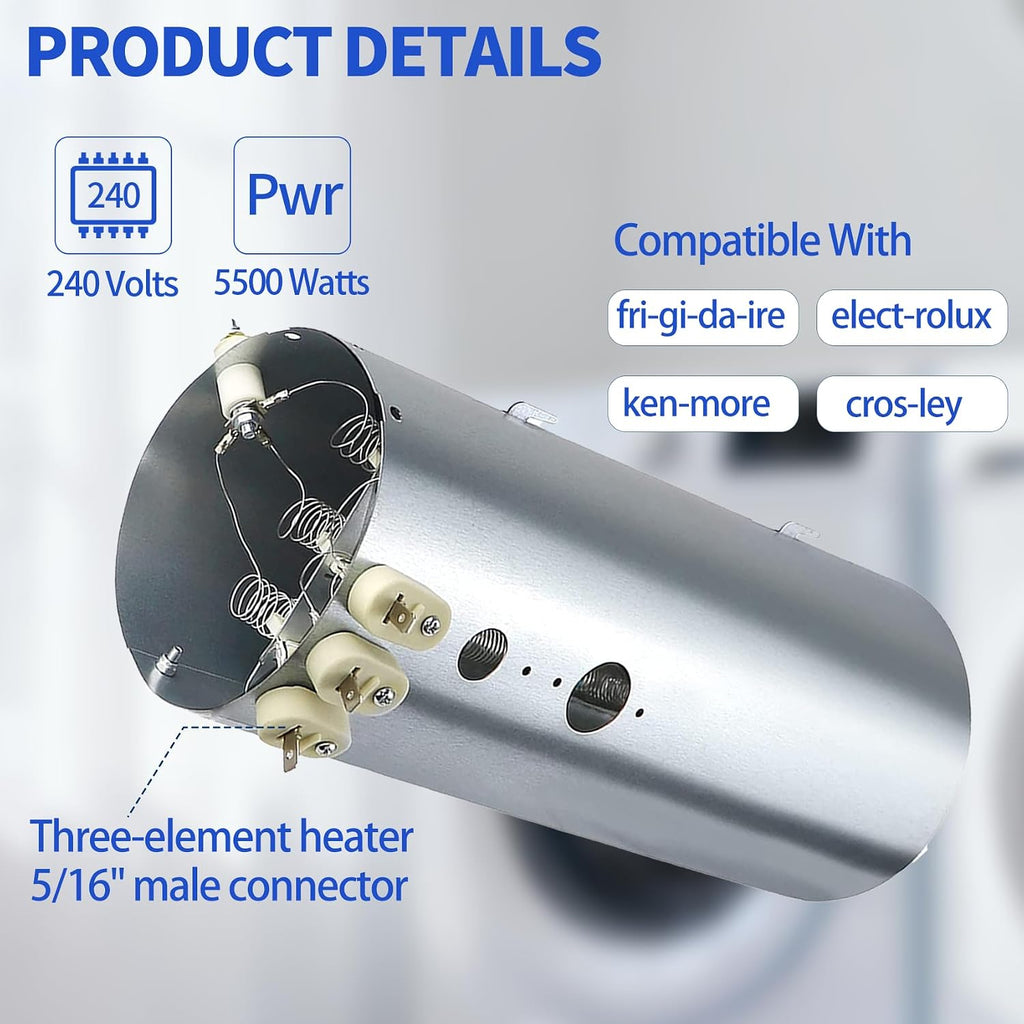 EIMED60LT3 EIMED60LSS2 FASE7021NW0 EIMED60LSS3 Dryer Heating Element Kit
