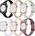 Thin Slim Bands Compatible with Apple Watch Bands 40mm 41mm 42mm 38mm iWatch Bands Series 11 10 9 8 7 6 5 4 SE for