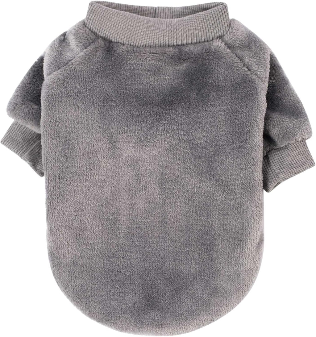 Dog Sweater, 3-Pack Dog & Cat Clothes, Ultra Soft and Warm Pet Jackets XXS XS for Small Dogs Boy & Girl, Winter Pet
