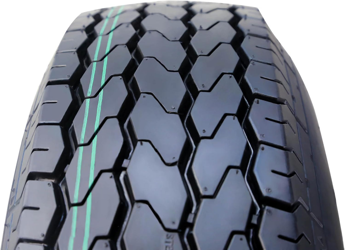 Trailer Tire Wheel ST205/75D15 6PR 101L 5X4.5 White Spoke Pk2