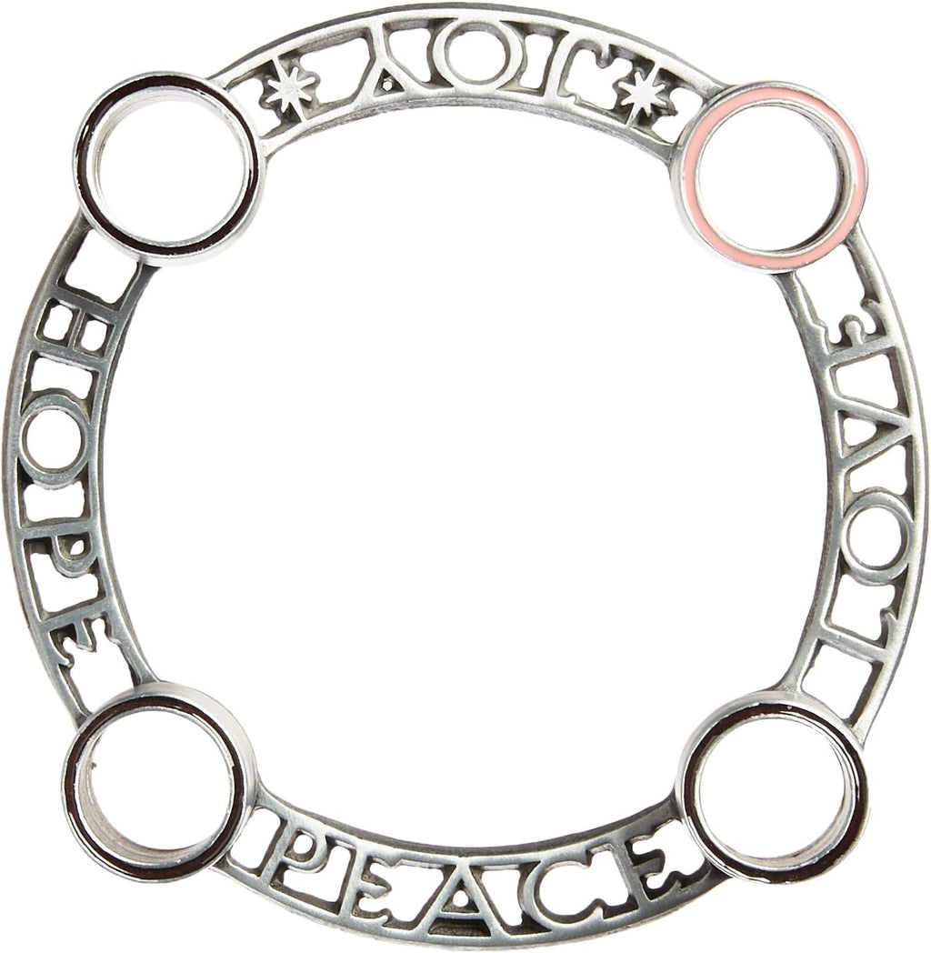 (Abbey & CA Gift) Personal Advent Candleholder Wreath, Purple