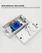 Enclosed Motor Disconnect Switch 63A 440V AC,3 Pole Safety Isolation Switch