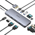 MacBook Pro Docking Station for Dual Monitor, 12 in 2 HDMI Adapter | Dockingstation for MacBook Pro/Air, MacBook