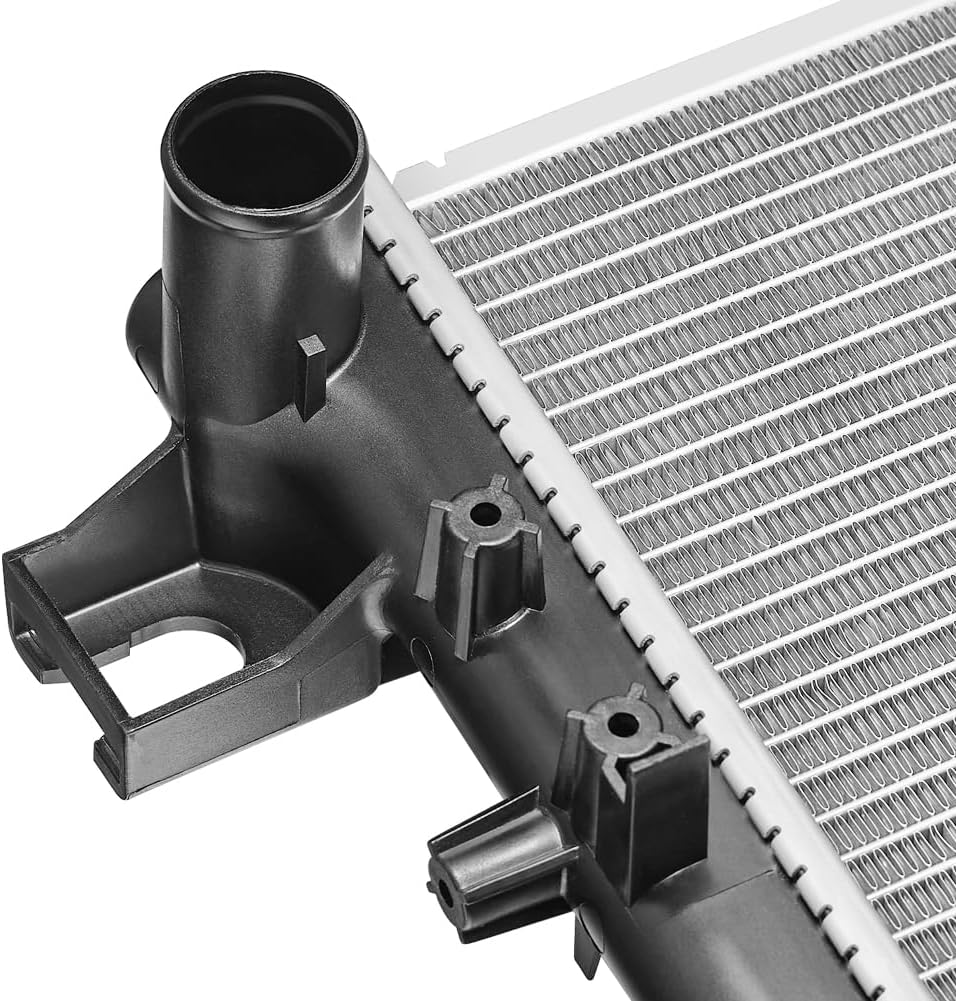 SPELAB CU2957 Radiator Replacement - Fits 2007 2008 2009 2010 2011 2012 2013 2014 2015 2016 2017 Compatible with Jeep Wrangler, 2018 Wrangler JK - 3.6L, 3.8L V6 - Compatible with 4WD, RWD