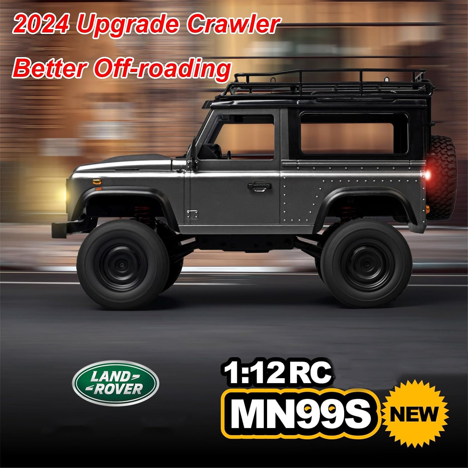 RC Rock Crawler RC Truck 4x4 MN99S Land Rover 1/12 Scale RC Crawler | Remote Control Truck Off Road All Terrain