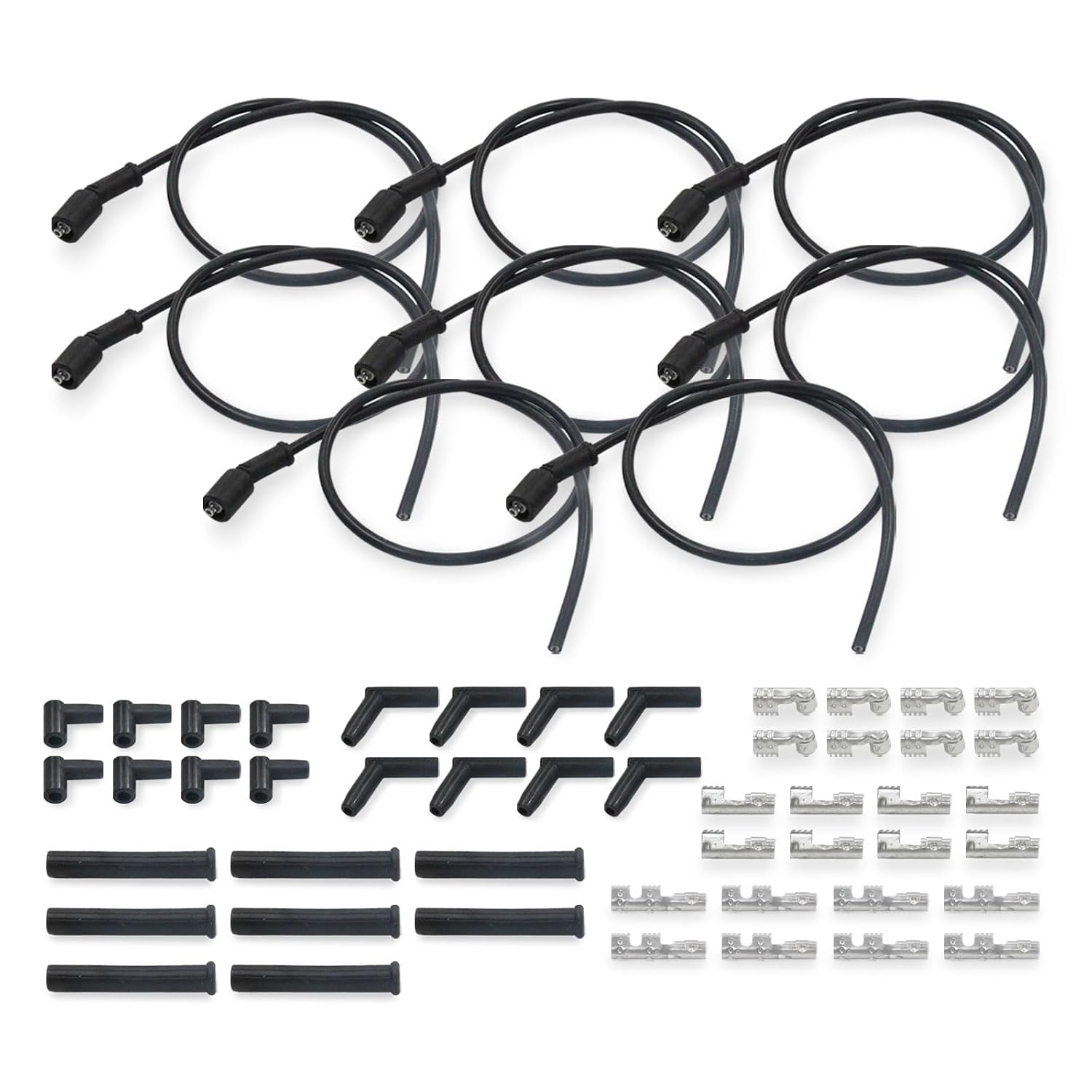 551083 Universal Spark Plug Wires for LS Coil Relocations | Compatible for LS1 LM7 LR4 LQ4 LS6 L59 LQ9 LM4 L33 LS2