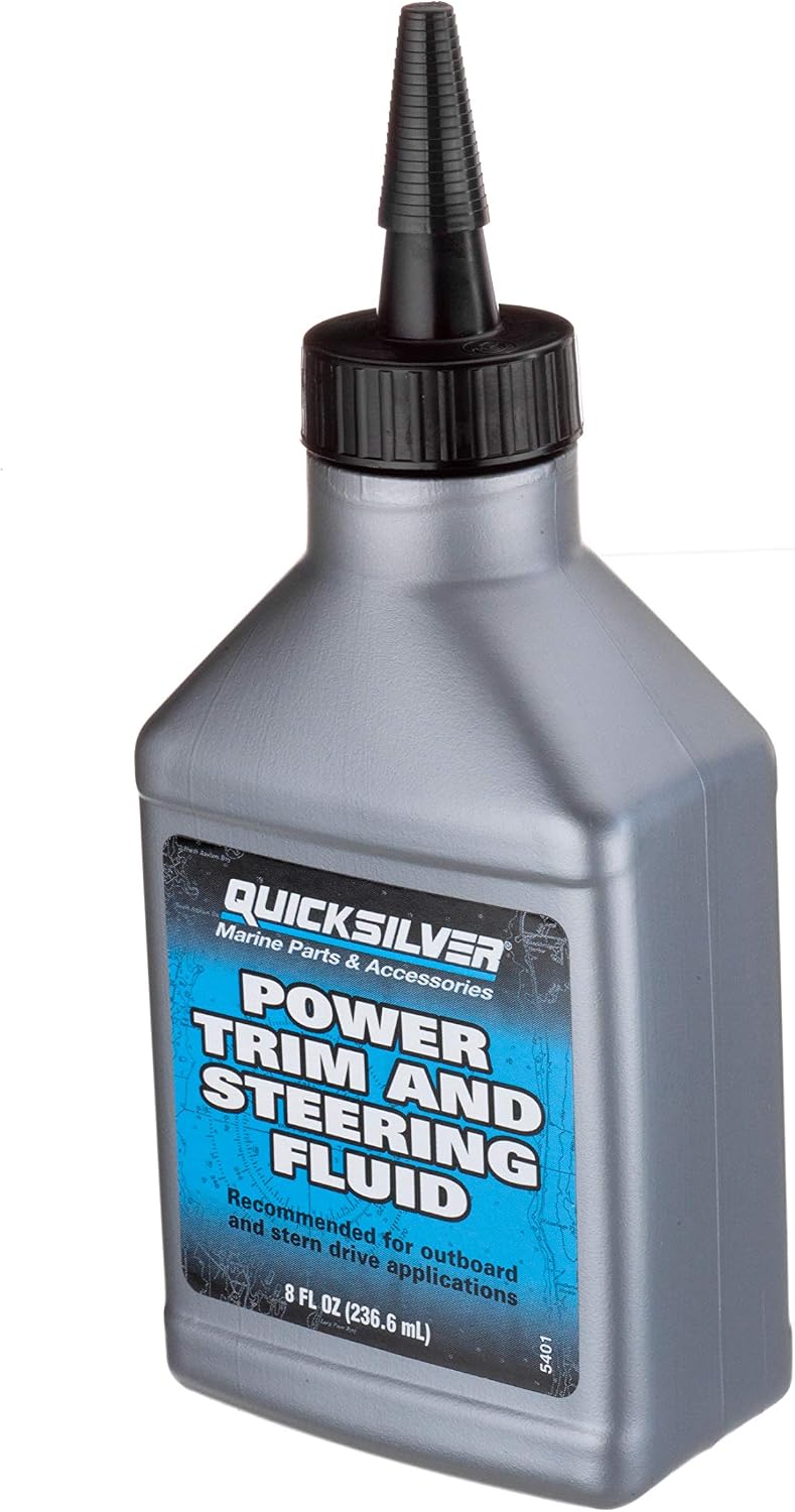 Quicksilver 858074Q01 Power Trim and Steering Fluid - 8 Oz. Bottle