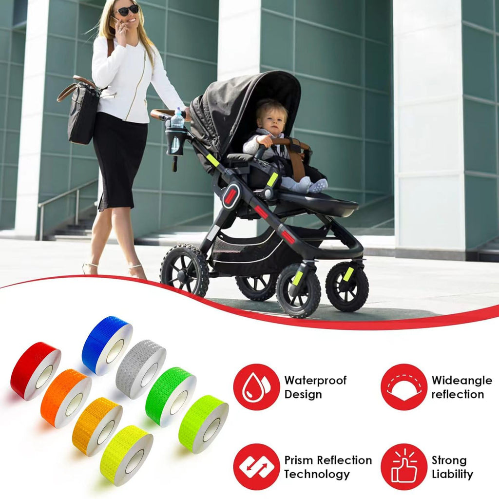 8 Colors High-Visibility Waterproof Reflective Tape