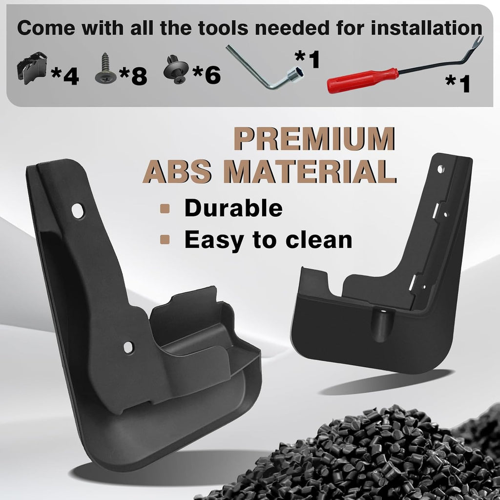 Mud Flaps for 2025 2026 Toyota Camry LE, XLE (Not for SE/XSE) | Accessories Splash Guards Wheel & Tire Mudguards