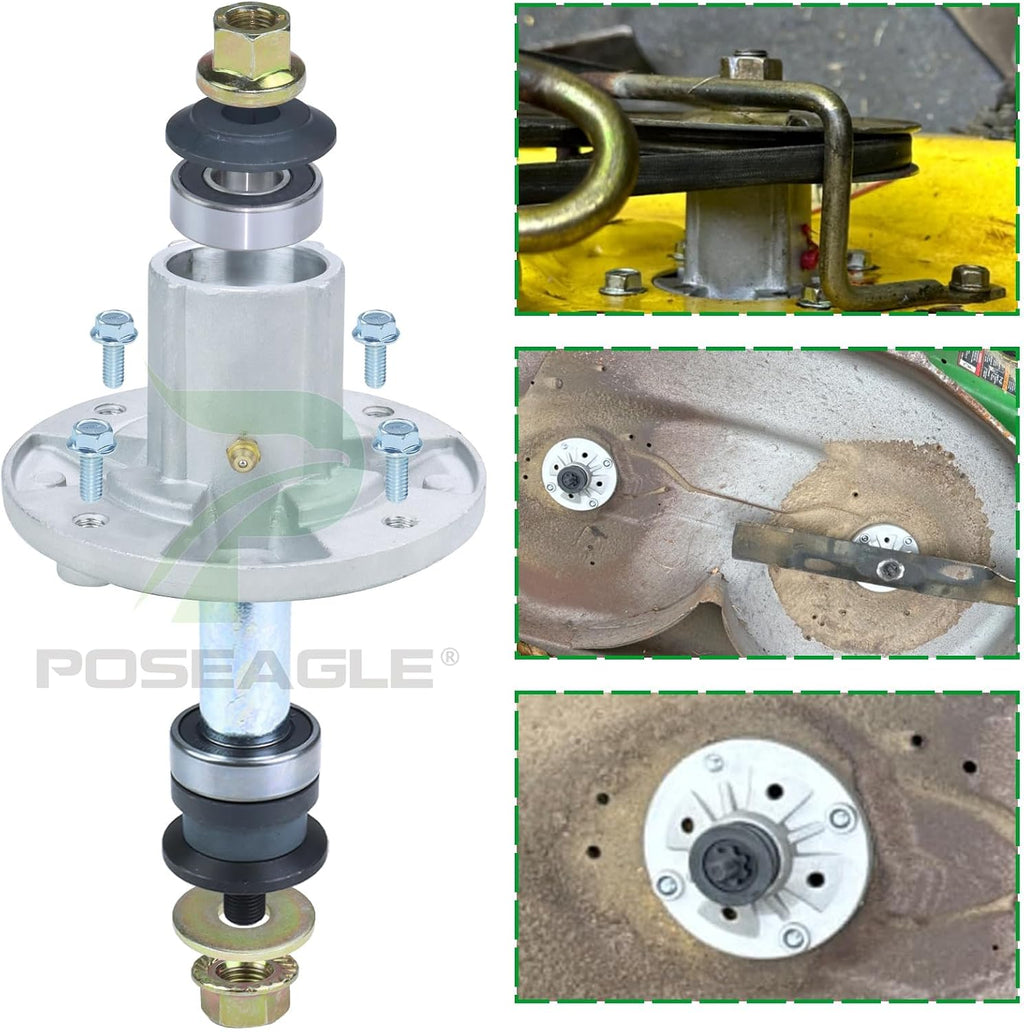 2 Pack AM136733 Spindle Assembly for John Deere X300 Z225 42" Deck