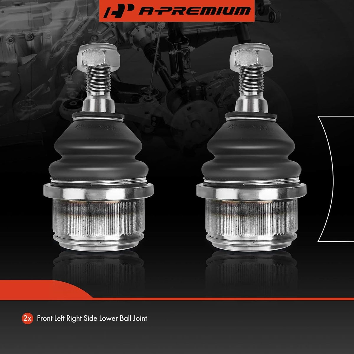A-Premium Front Lower Ball Joint, Compatible with Jeep, Dodge