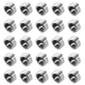 uxcell 50pcs Wire Thread Inserts 10-32 UNF 1D(3/16") 304 Stainless Steel Helical Type Coiled Thread Repair Kit Wire Screw Threaded Sleeve Sheath for Mechanical Equipment
