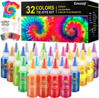 DIY Tie Dye Kits, 32 Colours All-in-1 Tie Dye Set
