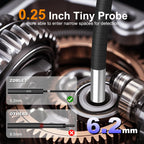 Zorlet 4-Way Articulating Borescope, 0.25in/6.3mm Probe, 5" Screen, 5FT