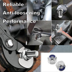 160 Pcs Metric Lock Nuts Kit, M3 M4 M5 M6 M8 M10 M12 Hardware Nuts