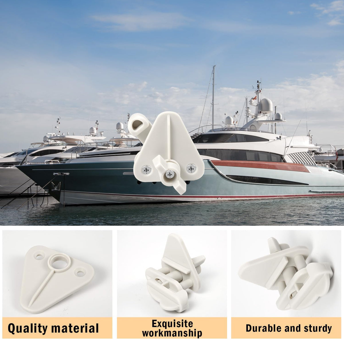 NQEUEPN 2pcs Pontoon Gate Latch Replacement