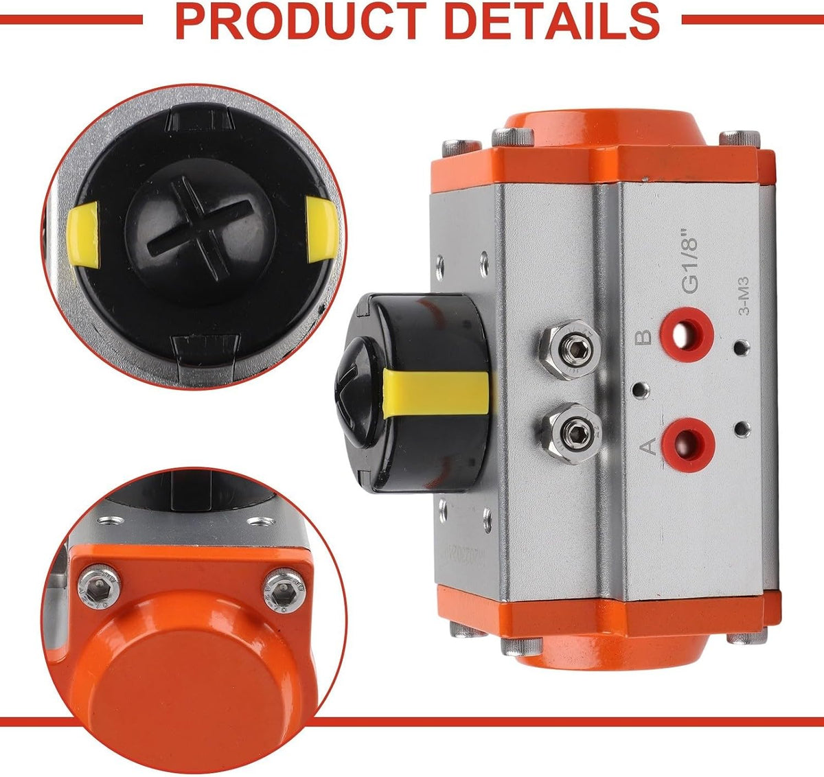 Double Acting 90 Degree Pneumatic Rotary Actuator