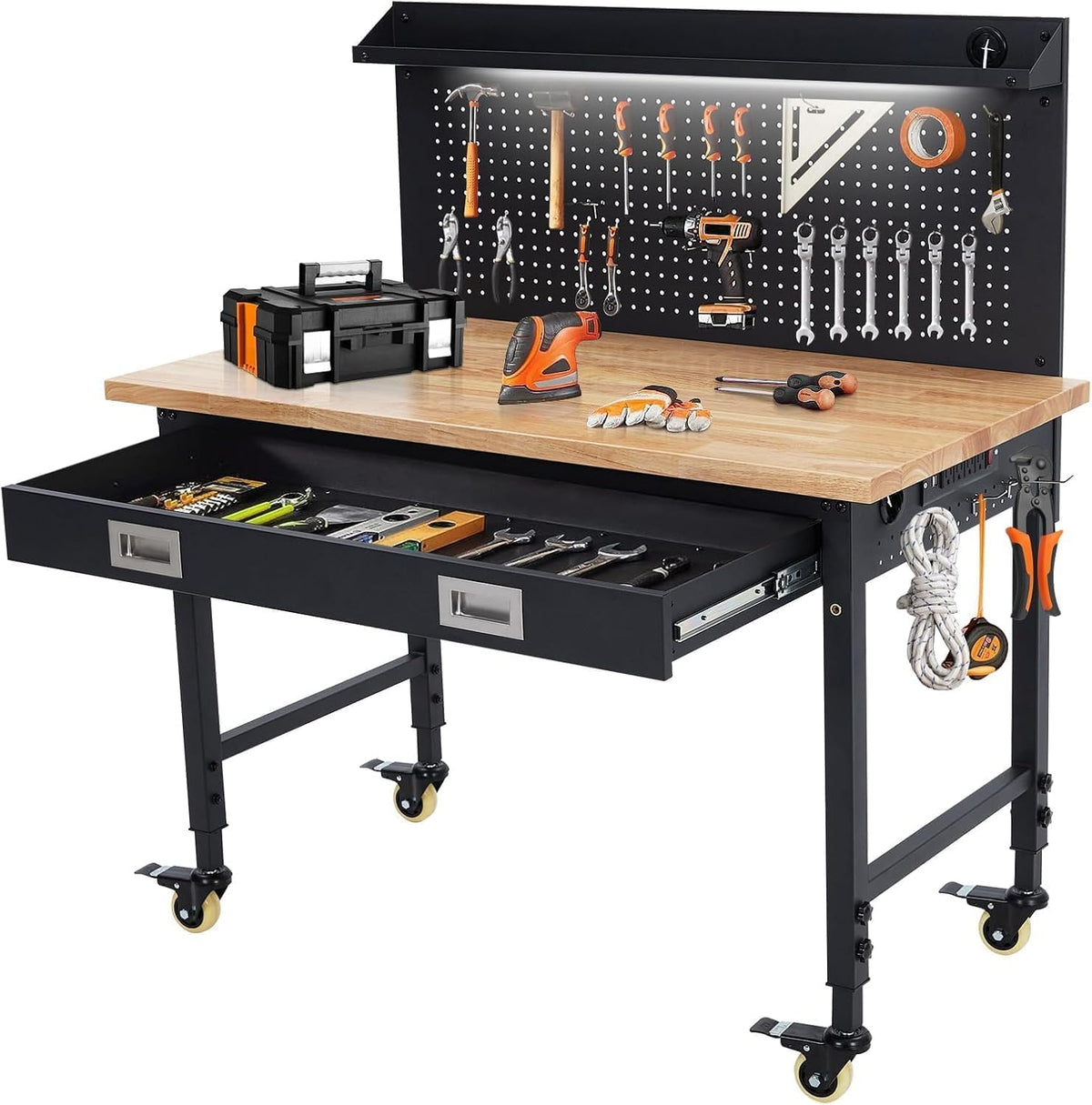 48“ x 24" Workbench, 2000 LBS Load Capacity Heavy Duty Work Benches