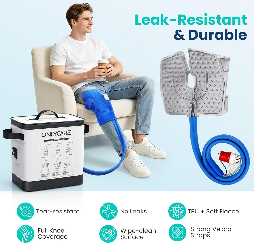 Cold Therapy Ice Machine 2.0 w/Programmable Timer & Quiet Pump