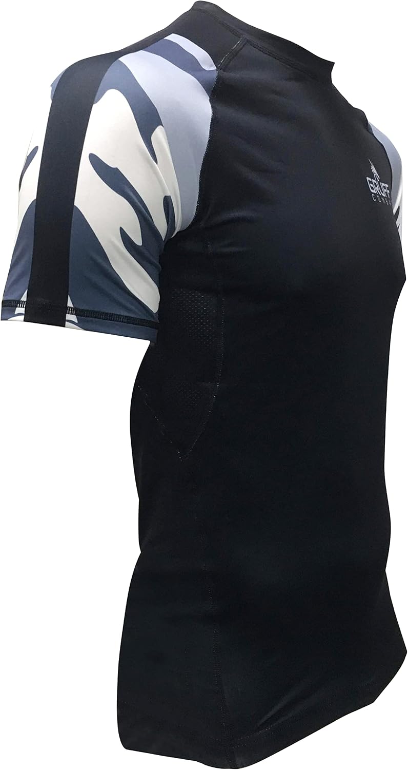 BJJ Rash Guards Grappling MMA Jiu Jitsu No Gi UFC Shirt Fight Wear, Short Sleeves