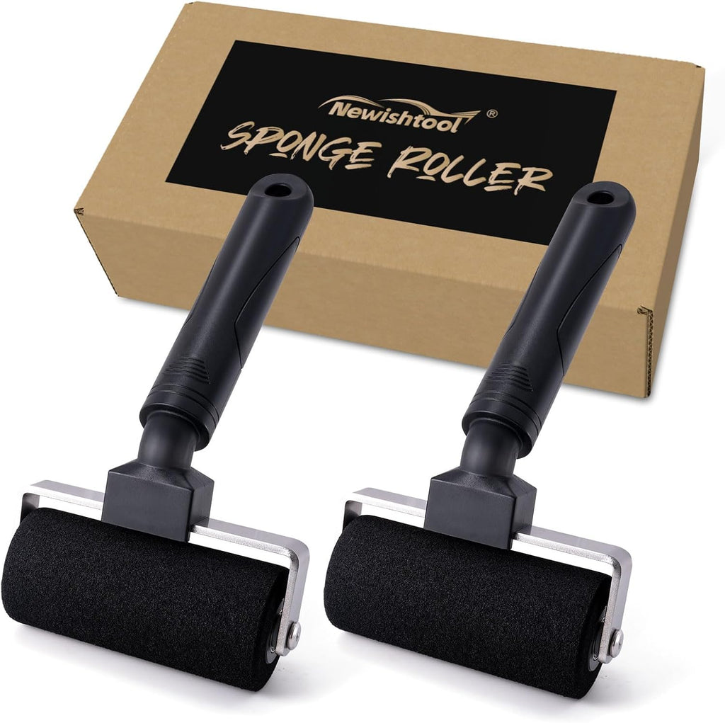 4-Inch Sponge Seam Roller, Rivet Roller for Vinyl Wrap - 2 Pack