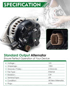 Alternator for:-Saturn Vue Base Red Line 2004 2005 2006 2007 3.5L