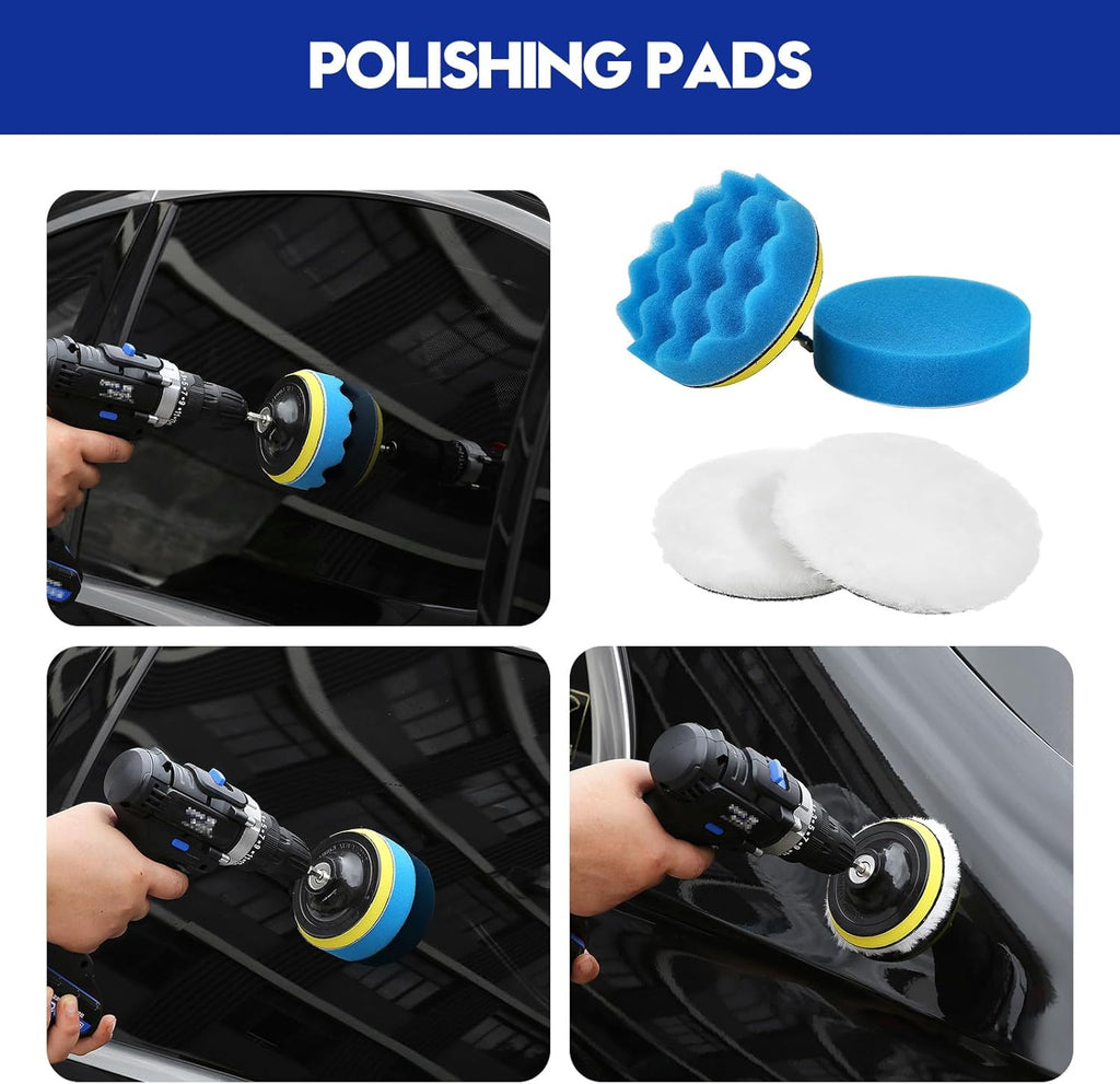 45Pcs Car Detailing Kit, Car Detailing Brush Set, Car Wash Cleaning Kit, Car Detailing Brushes, Professional Car Care