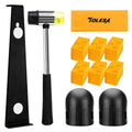 Laminate Wood Flooring Installation Kit Vinyl Flooring Tools with 30 Spacers, Heavy Duty Pull Bar, Durable Solid