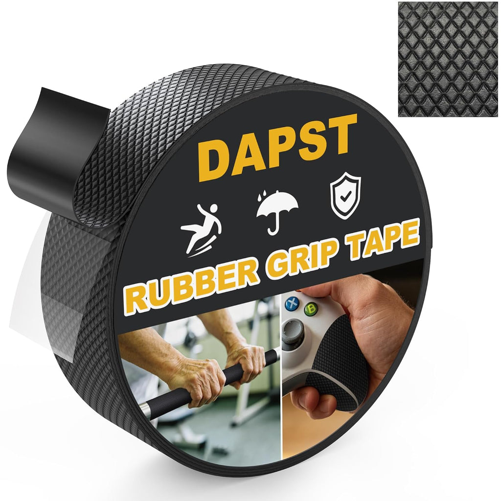 4 in X 26 Ft Large Rubber Grip Tape for Handles & Home Use