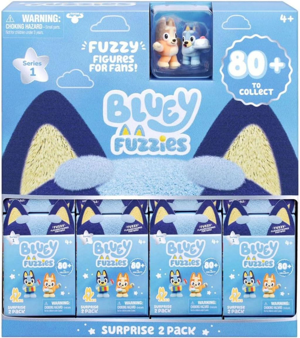 Fuzzies Surprise 2 Pack. with 2 Specially Flocked Collectible Mini-Figures, Trading Card, and Collector's Guide. 80