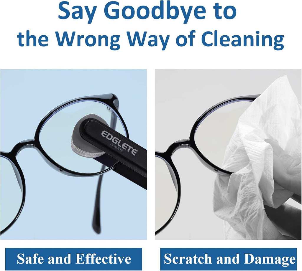 Glasses Cleaner Eyeglass Cleaning Kit, Lens Cleaners Spray with Microfiber Cloth, Portable Glasses Cleaning Kit for