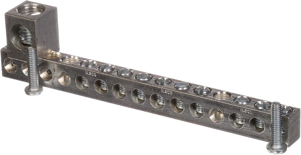 SIEMENS ECGB101 Ground Bar Kit with 10 Terminal Positions and a Ground Lug