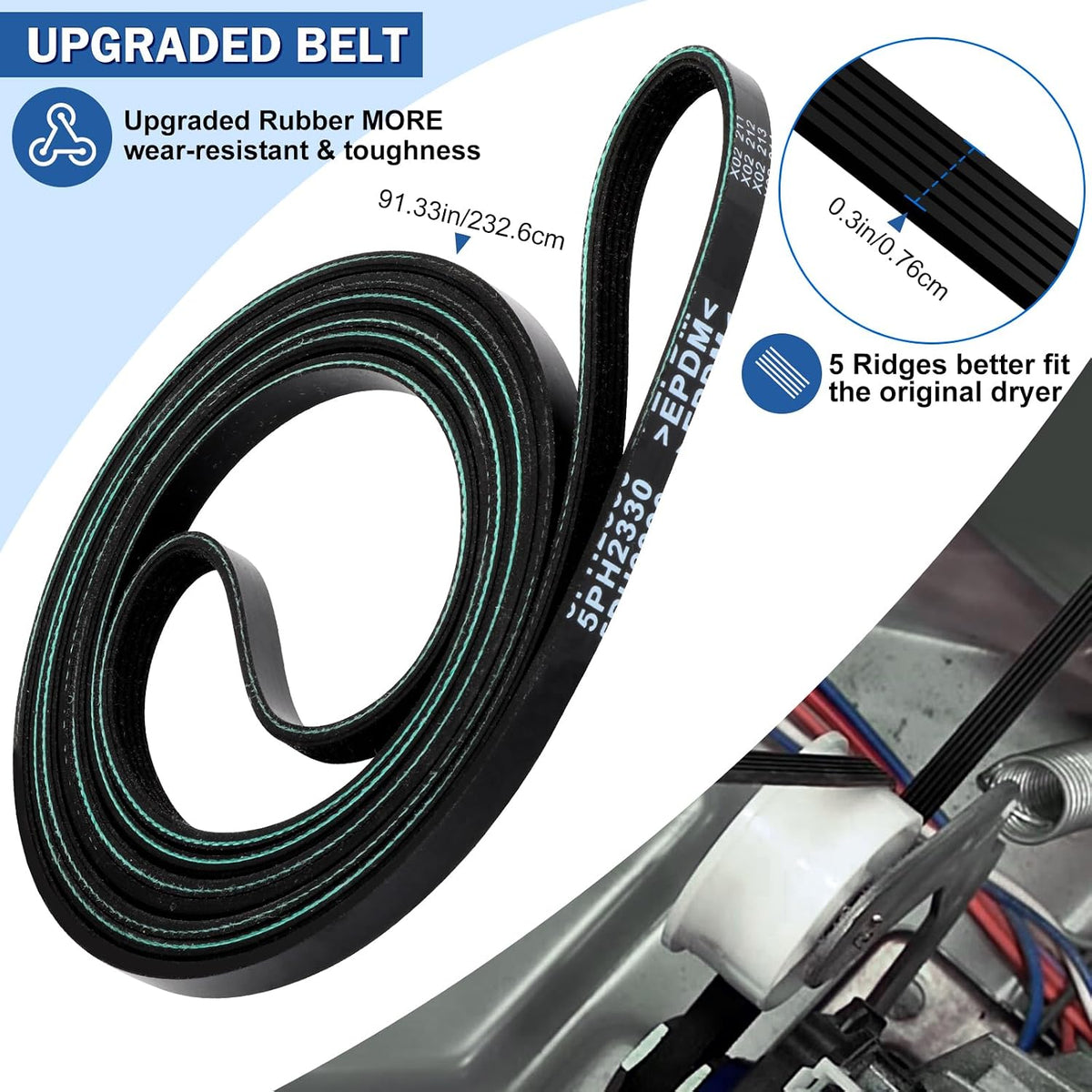 Valchoose Upgraded Maytag Dryer Drum Roller Kit, Replacement Components