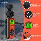 Heat Stress Meter Anemometer, Wet Bulb Globe Thermometer Wind Speed Meter