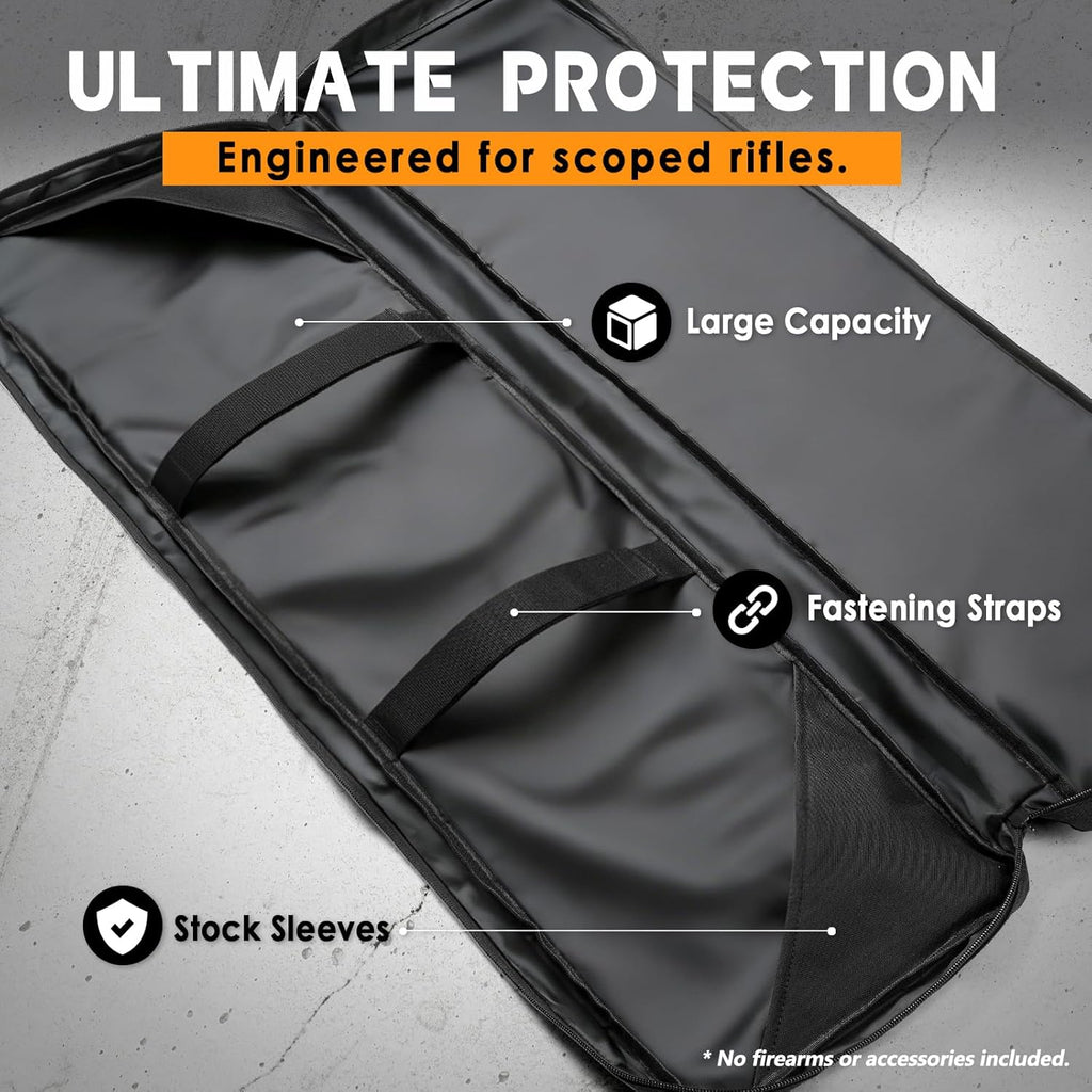 Single Soft Rifle Case 36'' Gun Bag Water & Dust Resistant Storage | Padded Case for Pistol & Accessories, Ideal