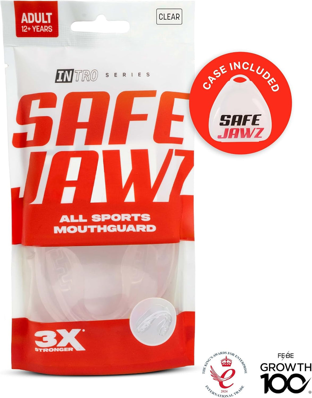 Mouth Guard, Slim Fit Mouthguard for Adult & Youth with Case | Sports Mouthpiece, Easy Fit Remoldable, Anti Gag