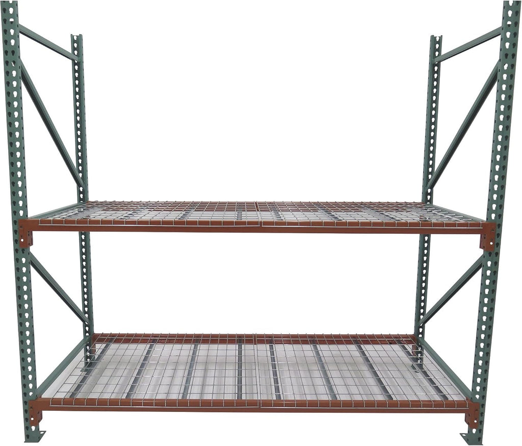 AK Industrial Teardrop Pallet Rack Frame - 42in.D x 168in.H, Model Number AK-UFI-120-42