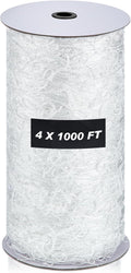 4 x 1000 ft Trellis Netting Roll Heavy Duty Nylon Garden Trellis Netting with 6 Inch Mesh Soft Plant Support Net for