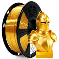 Silk PLA Filament 1.75mm for 3D Printer, Metal-Like Shiny Consumables 1kg (2.2lbs) 1 Spool, Dimensional Accuracy +/