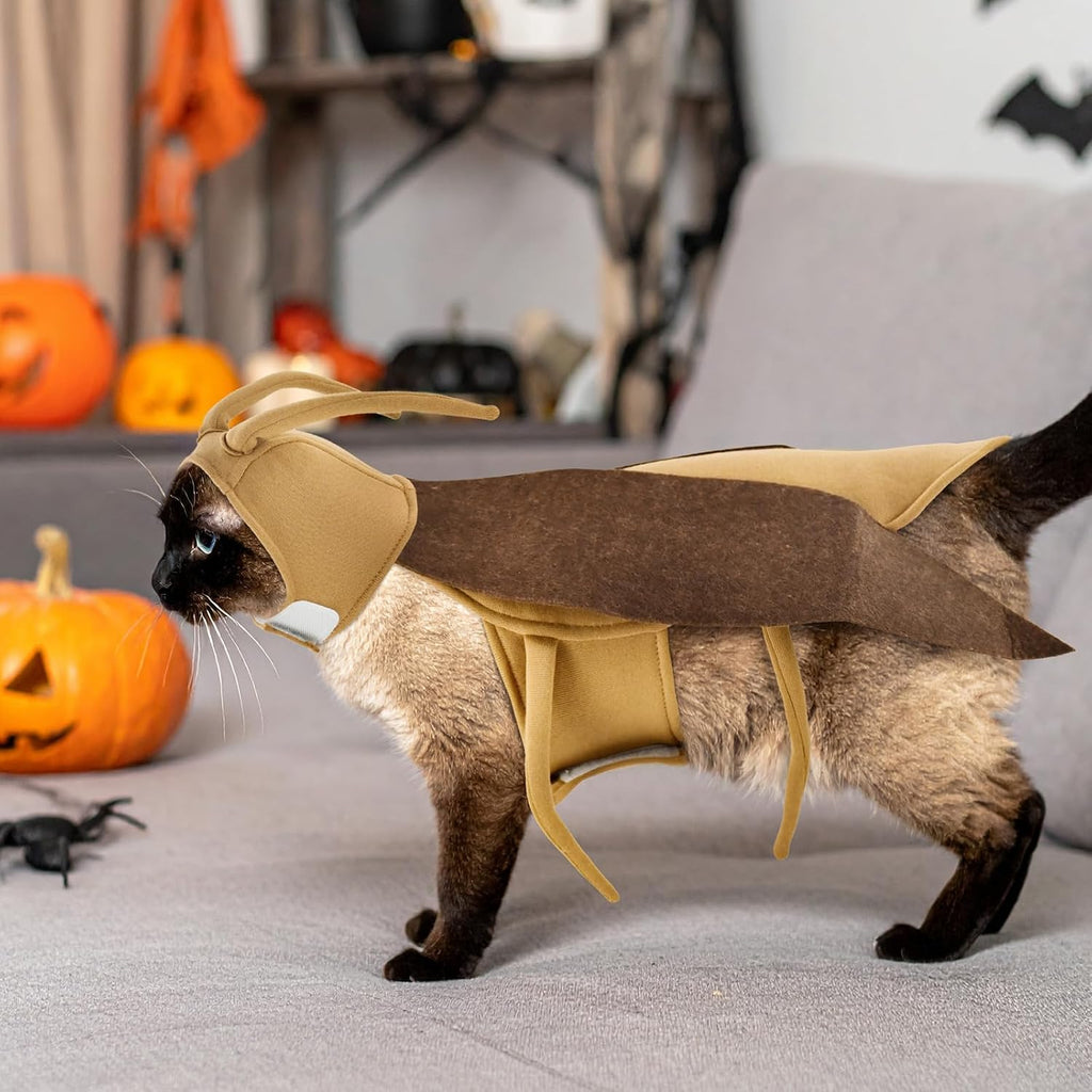 Halloween Puppy Cat Costume Dog Cockroach Shaped Outfits Pet Festival Cosplay Apparel for Small Dogs Cats