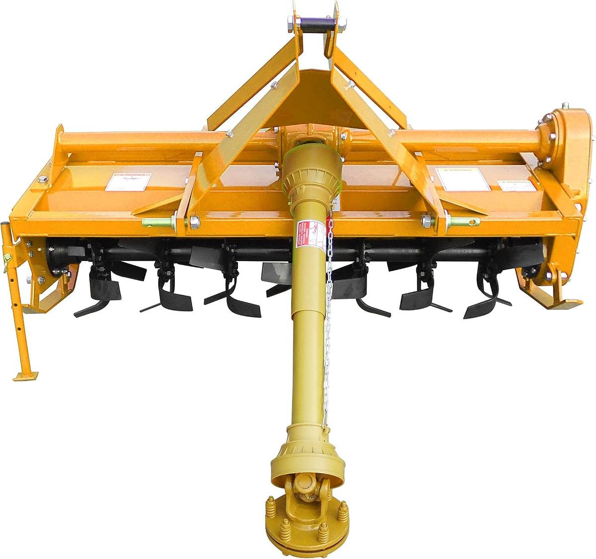 Sigma Heavy Duty 3 Point Hitch Rotary Tiller 5' FT 60" in. Work with 3 PT CAT I Hitch Tractor PTO Driven Gear Drive