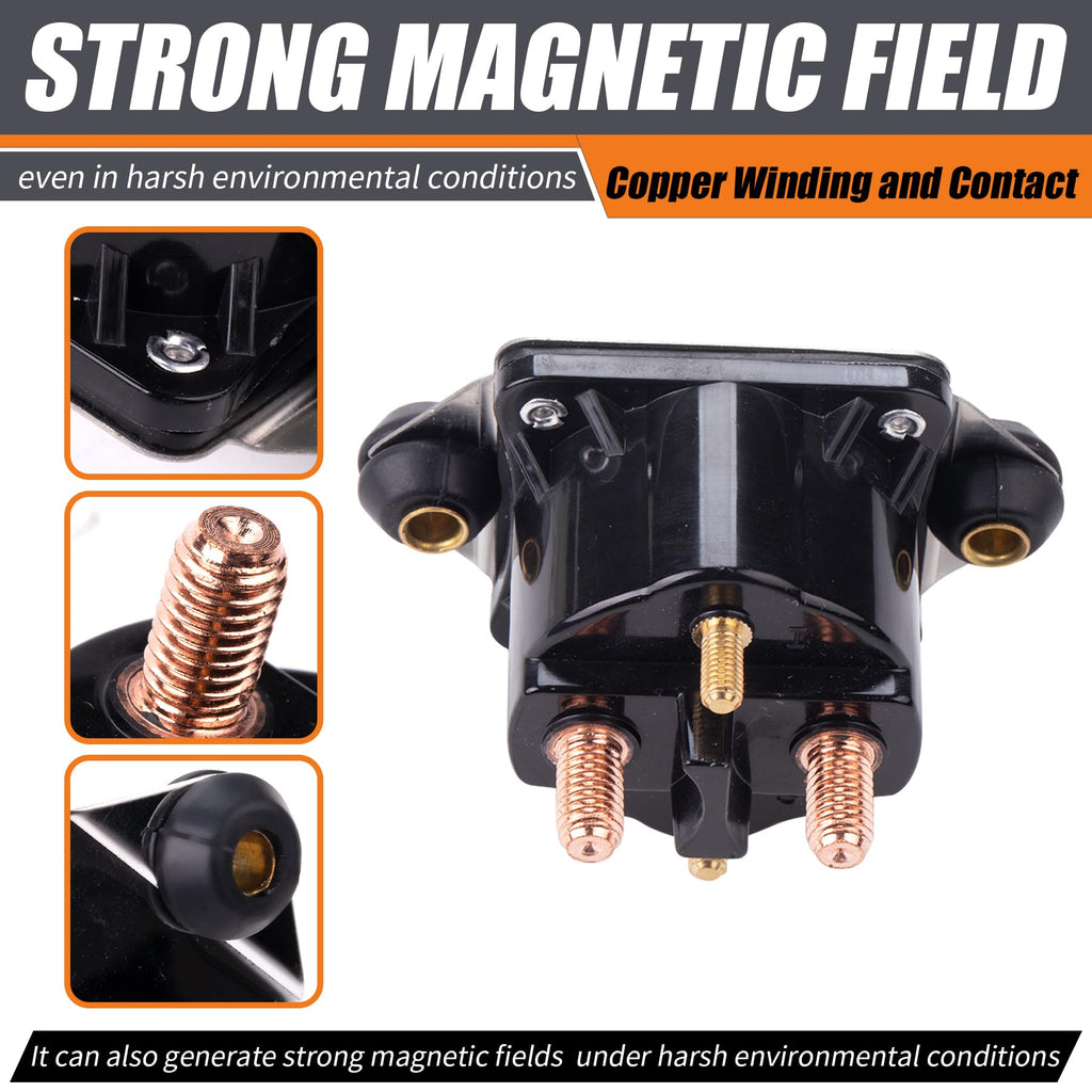 EEAEE 89-817109A3 12V Starter Solenoid for Mercury Marine Outboard