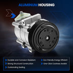 SYKRSS 4L3Z19703AA AC Compressor with Clutch Compatible with Ford