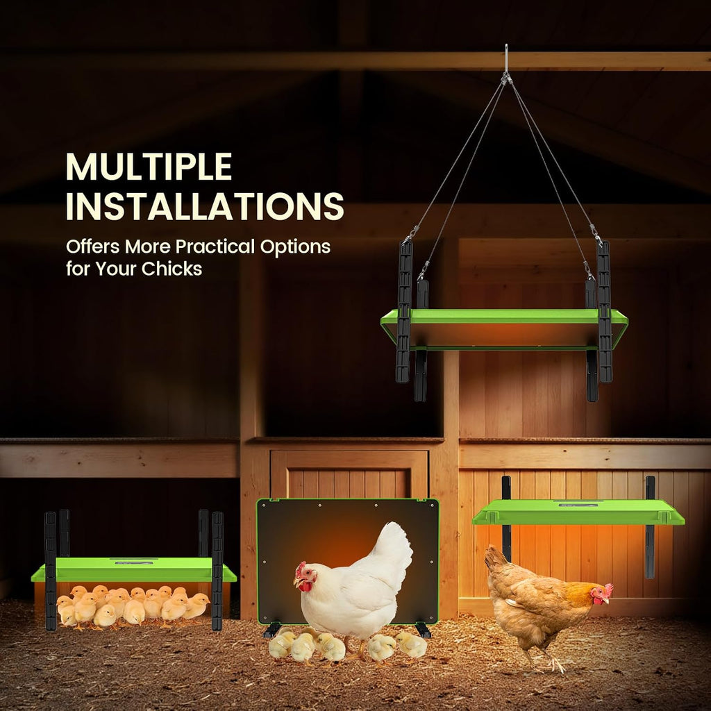 Smart Chick Brooder Heating Plate Adjustable Chicken Coop Heater